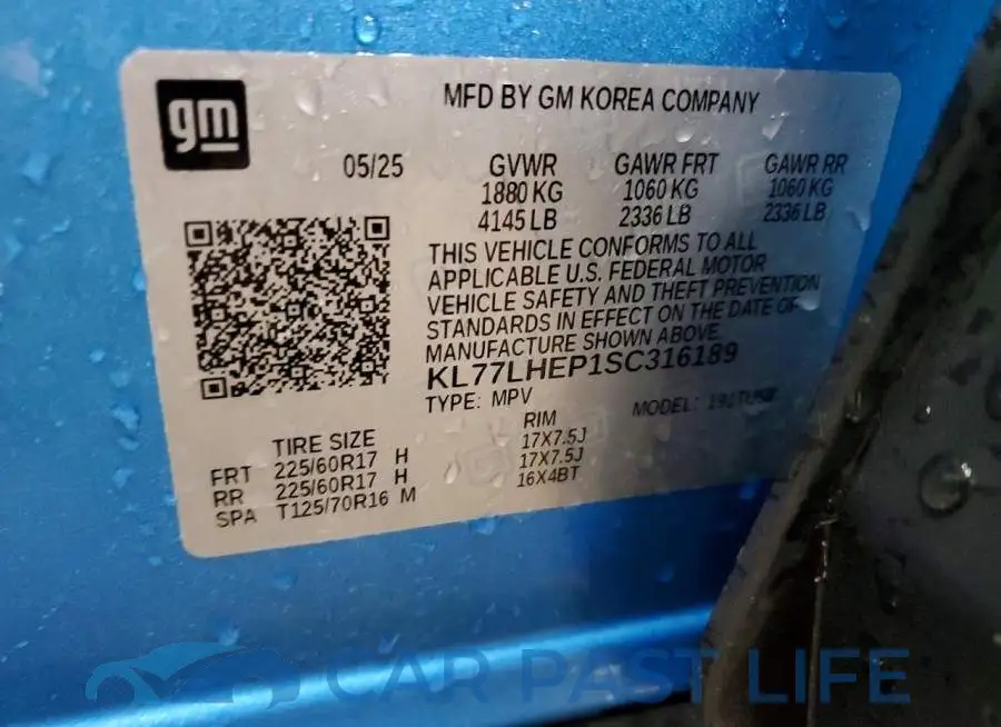 KL77LHEP1SC316189# 13