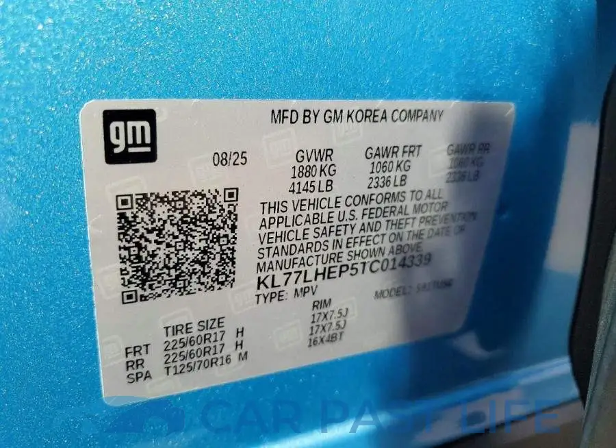 KL77LHEP5TC014339# 13
