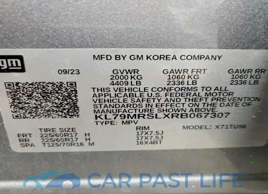 KL79MRSLXRB067307# 13