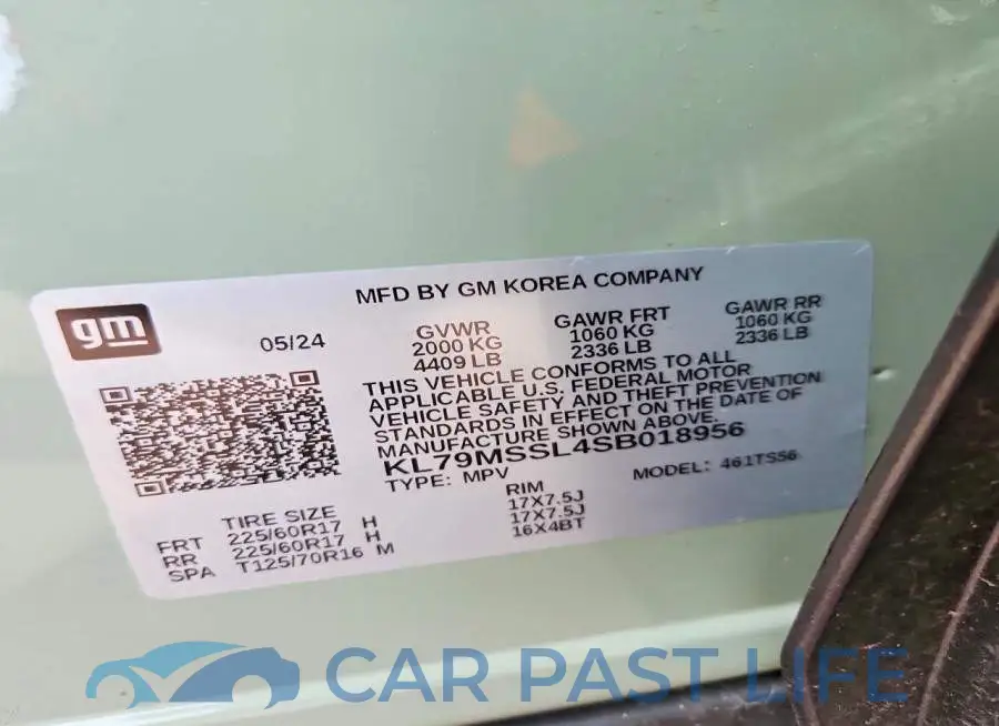 KL79MSSL4SB018956# 13