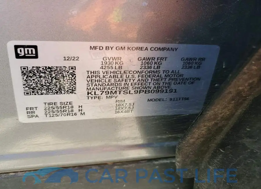KL79MTSL9PB099191# 13