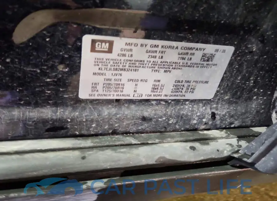 KL7CJLSB2MB324181# 13