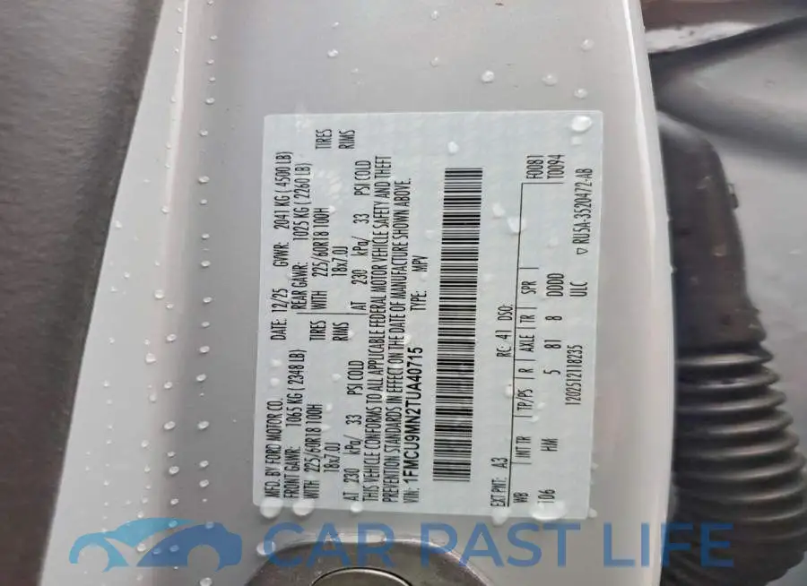 1FMCU9MN2TUA40715# 12