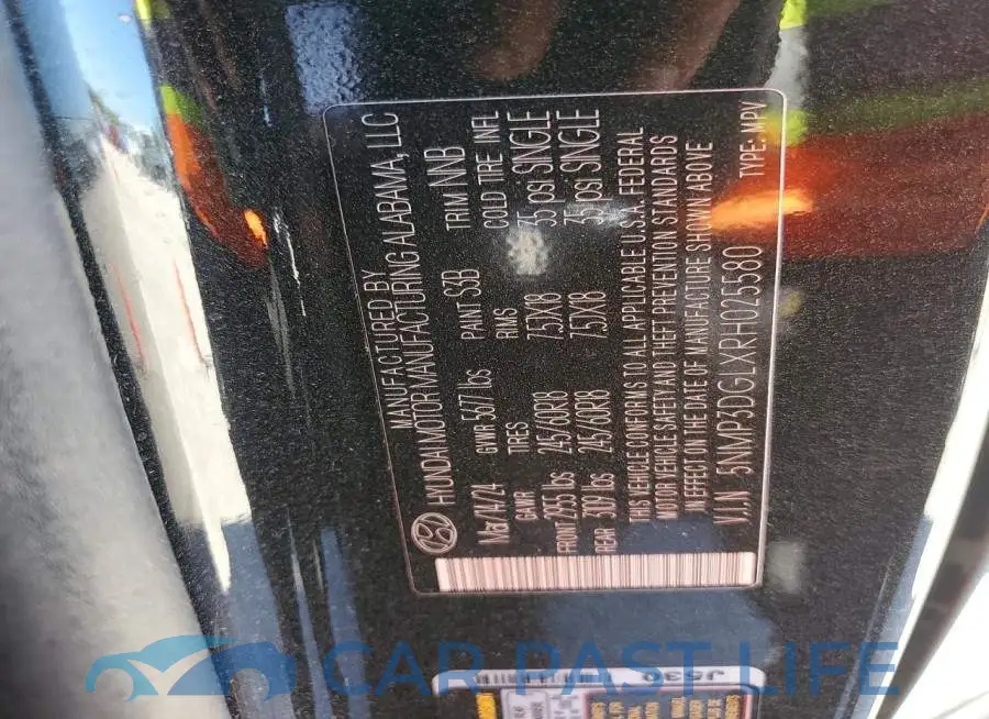 5NMP3DGLXRH025580# 14