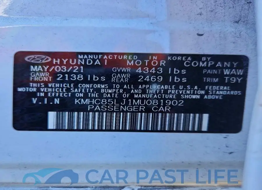 KMHC85LJ1MU081902# 13