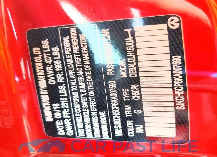 SJKCH5CP6KA007590# 13
