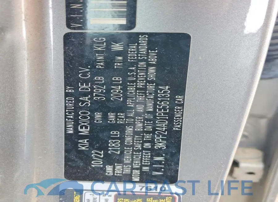 3KPF24AD1PE561354# 12