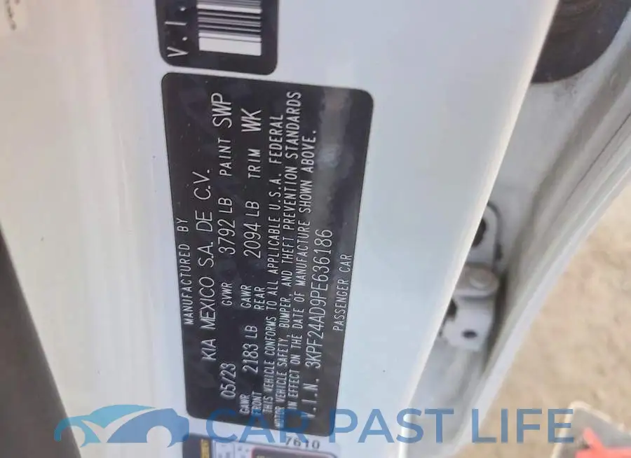 3KPF24AD9PE636186# 12
