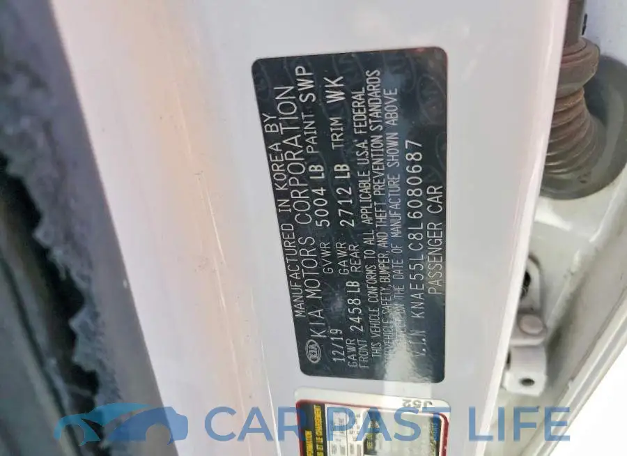 KNAE55LC8L6080687# 12