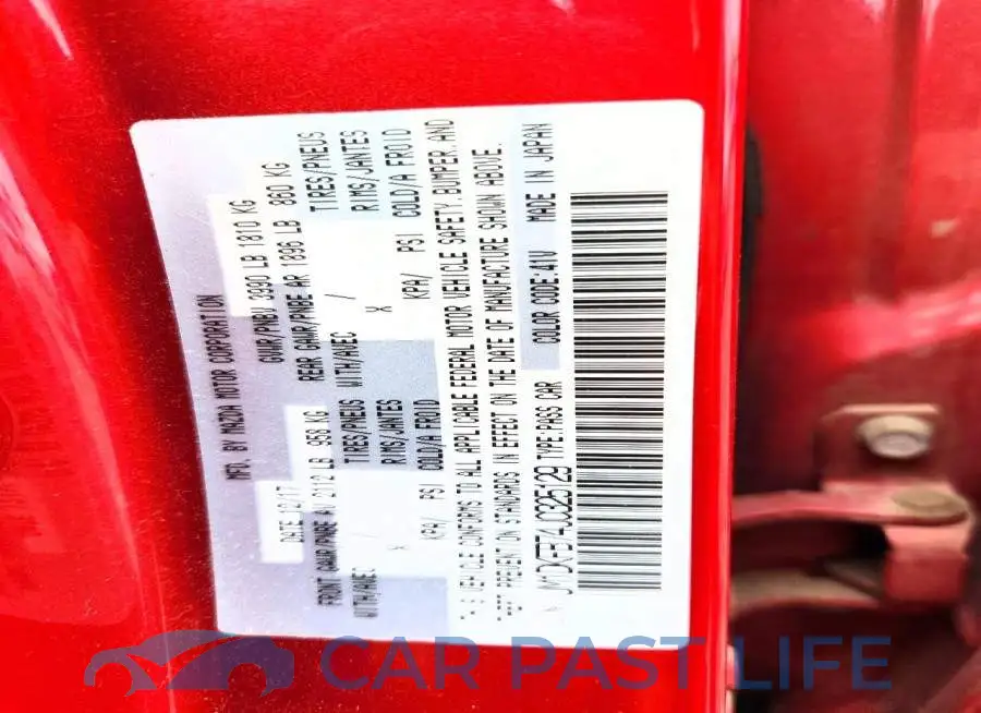 JM1DKFB74J0325129# 13