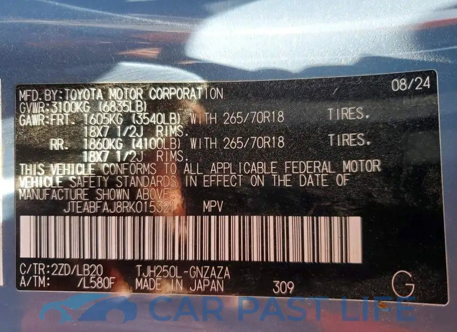 JTEABFAJ8RK015321# 13