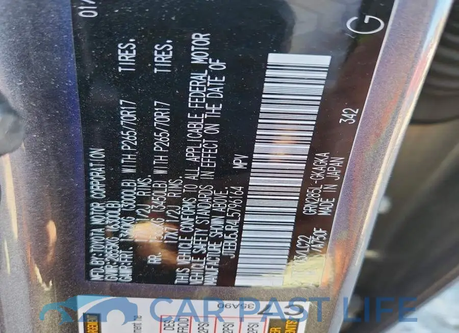 JTEBU5JR4L5796164# 13