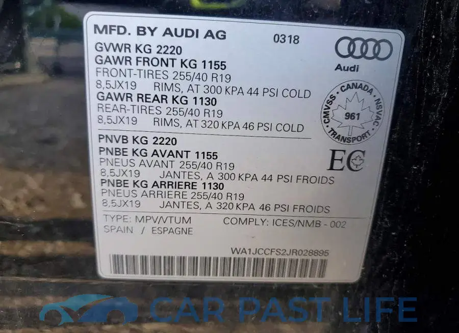 WA1JCCFS2JR028895# 14