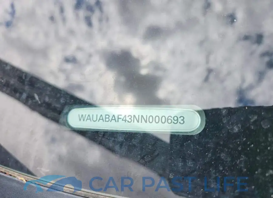 WAUABAF43NN000693# 12