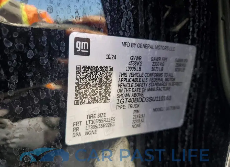 1GT40BDD3SU110160# 12