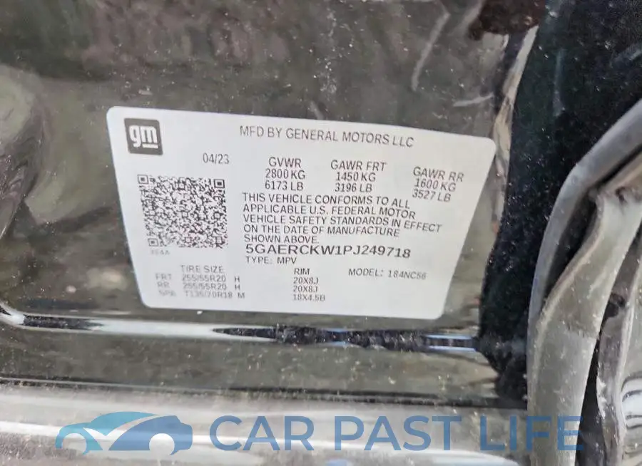 5GAERCKW1PJ249718# 14