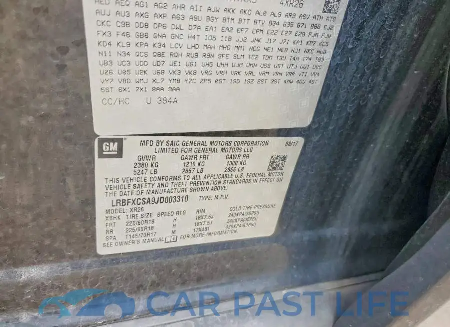 LRBFXCSA9JD003310# 13