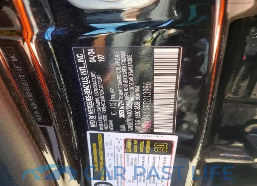 4JGFD6BBXRB213986# 13