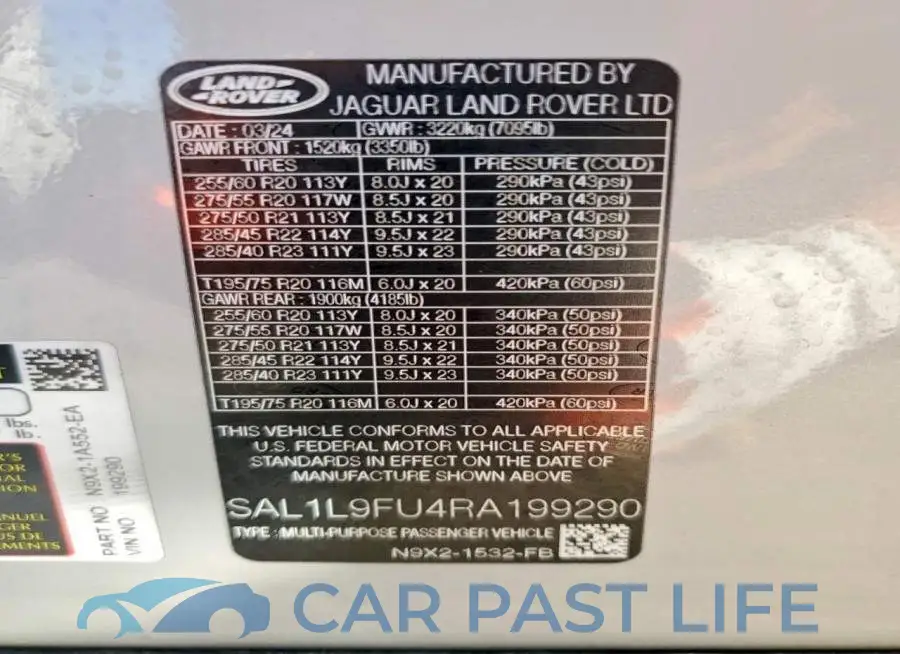 SAL1L9FU4RA199290# 13