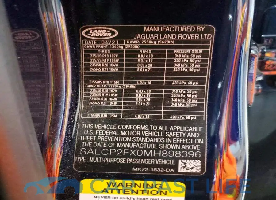 SALCP2FX0MH898396# 14