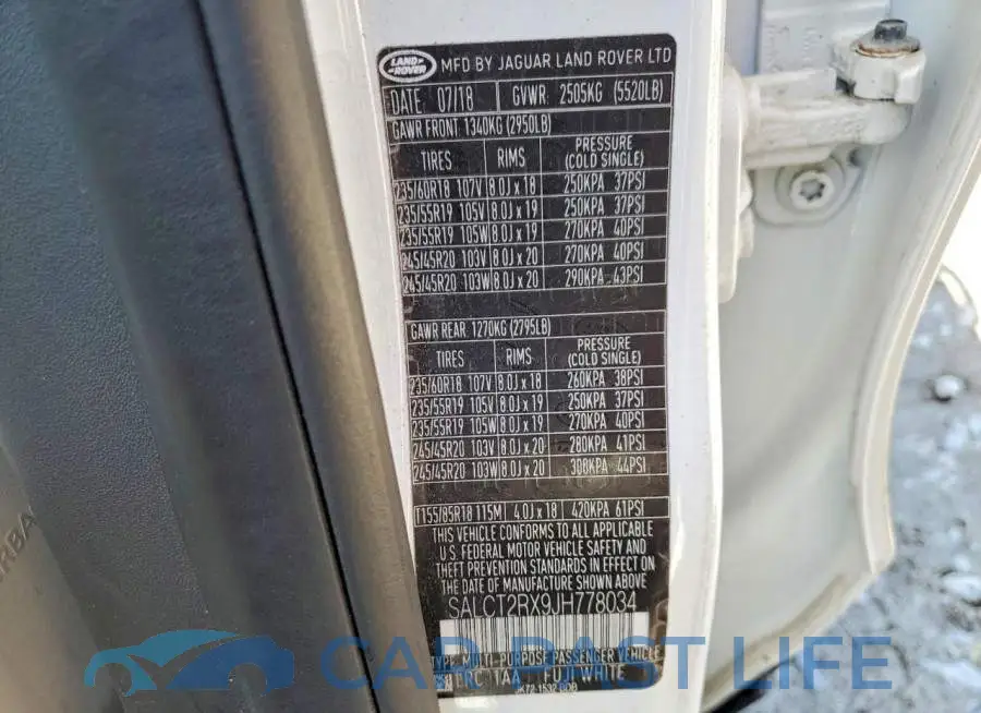 SALCT2RX9JH778034# 13