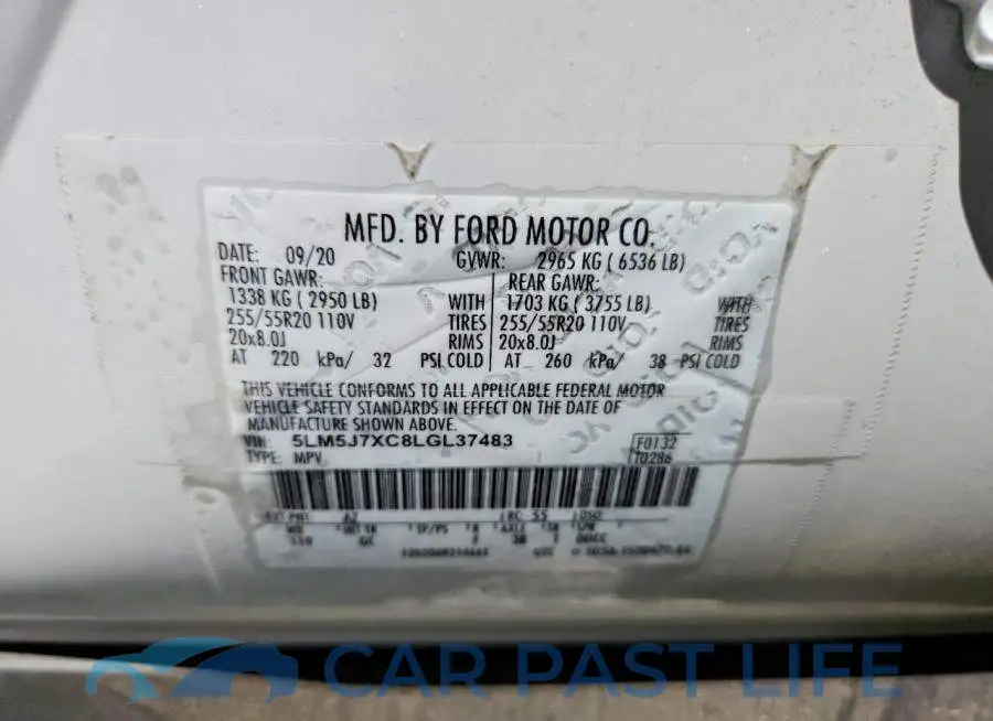 5LM5J7XC8LGL37483# 13