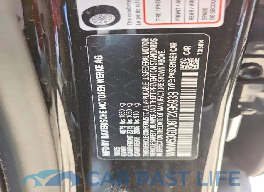 WMW53GD08T2X96938# 12