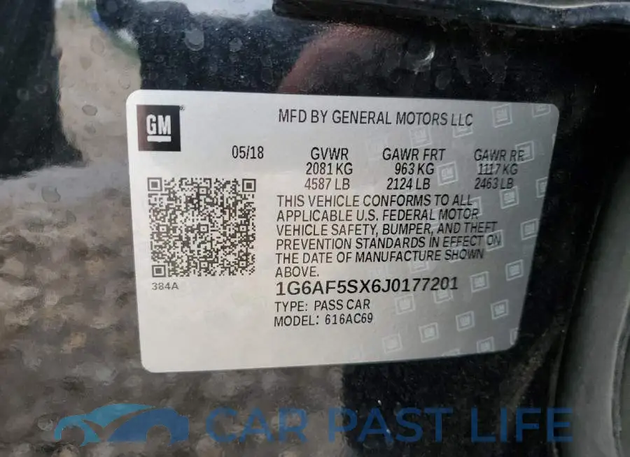 1G6AF5SX6J0177201# 12