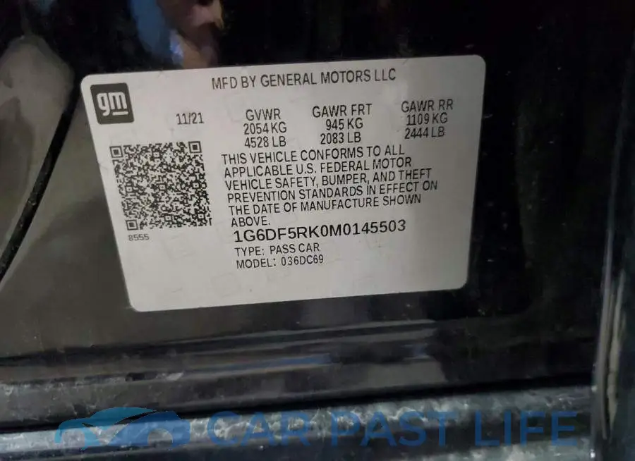 1G6DF5RK0M0145503# 12