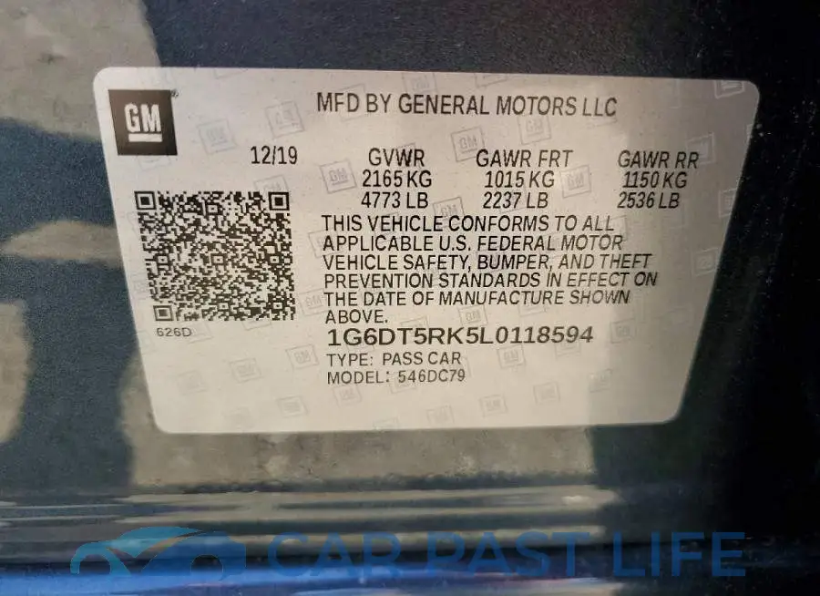 1G6DT5RK5L0118594# 12