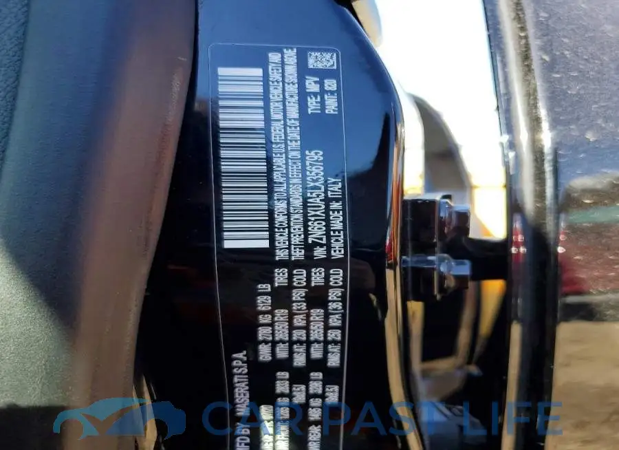 ZN661XUA5LX356795# 12