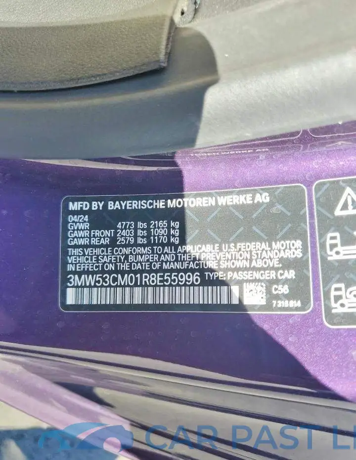 3MW53CM01R8E55996# 12
