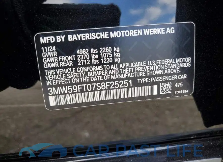 3MW59FT07S8F25251# 12