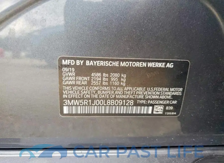 3MW5R1J00L8B09128# 12