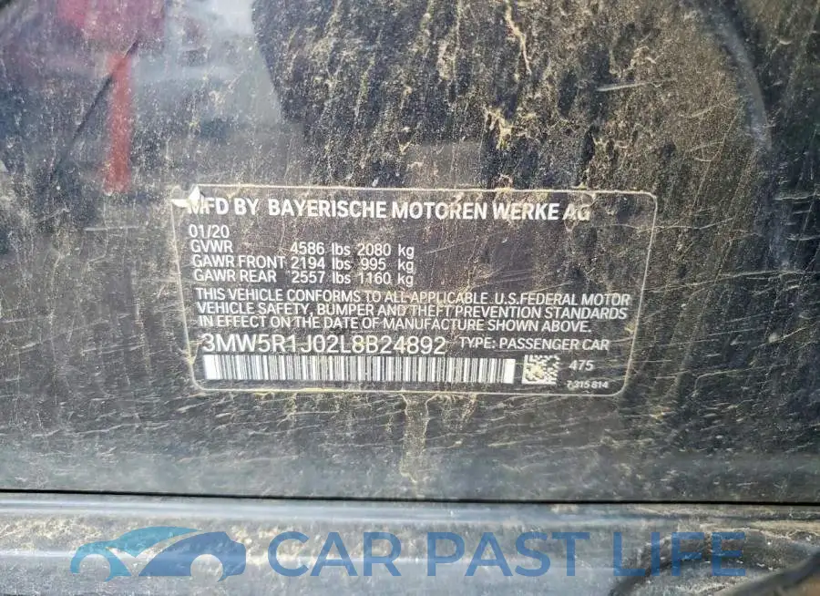 3MW5R1J02L8B24892# 12