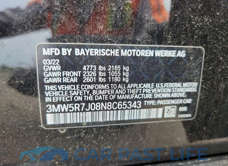 3MW5R7J08N8C65343# 12