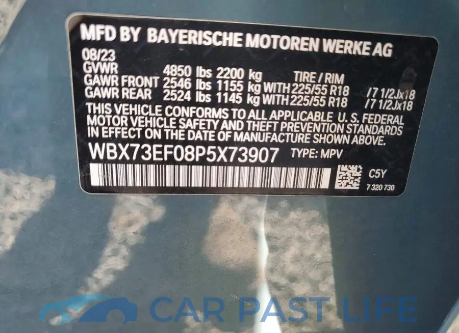 WBX73EF08P5X73907# 13