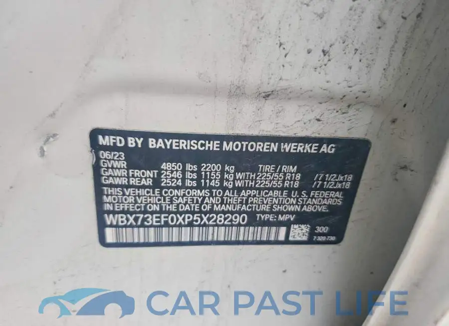 WBX73EF0XP5X28290# 13