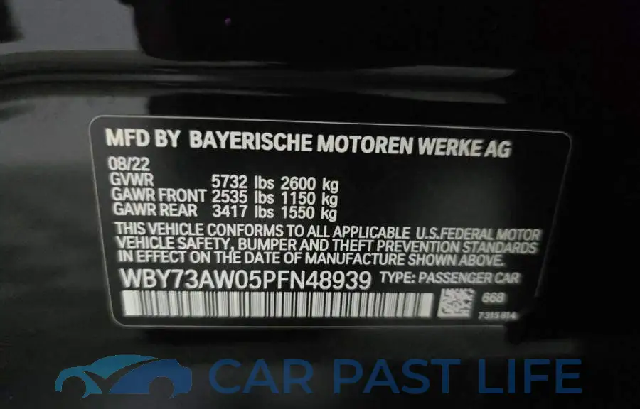 WBY73AW05PFN48939# 10
