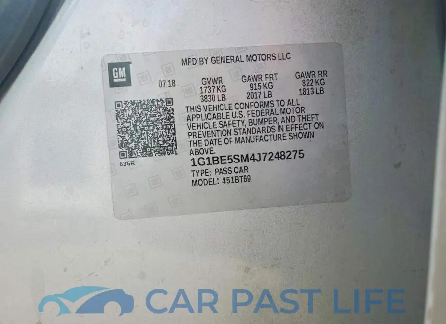 1G1BE5SM4J7248275# 13