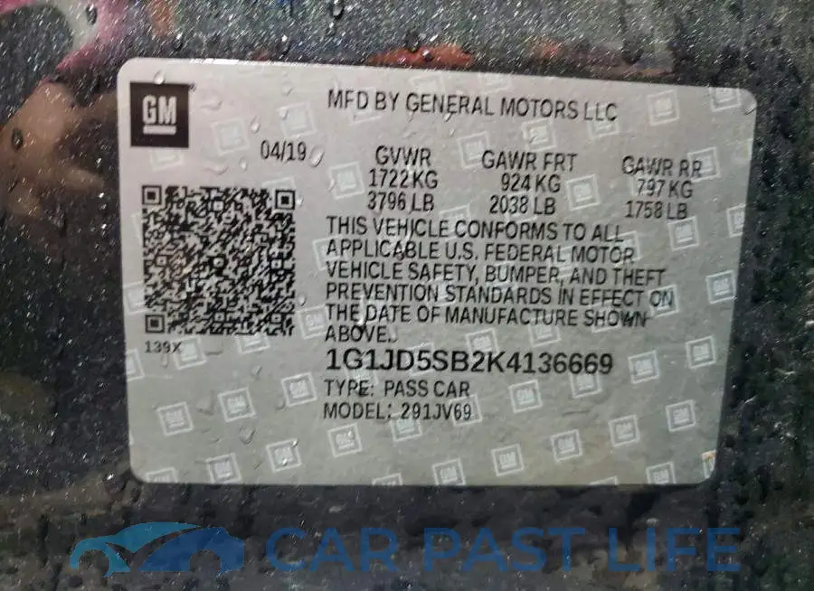 1G1JD5SB2K4136669# 12