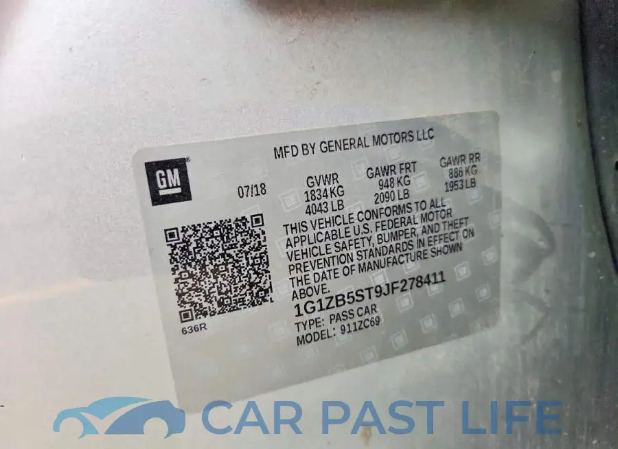 1G1ZB5ST9JF278411# 12