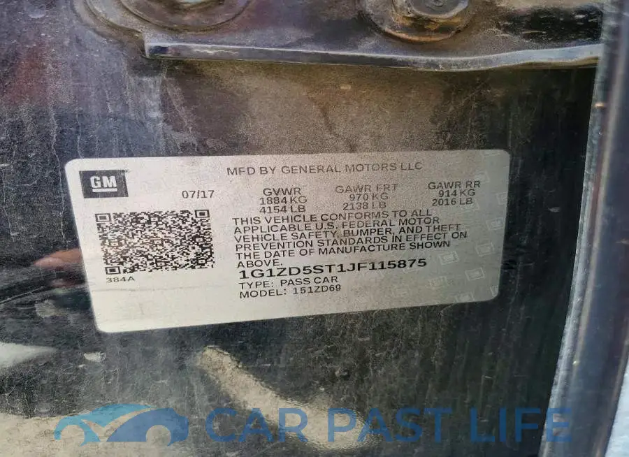 1G1ZD5ST1JF115875# 12