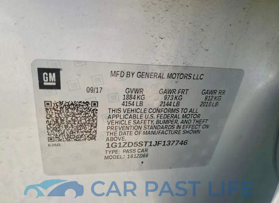 1G1ZD5ST1JF137746# 14