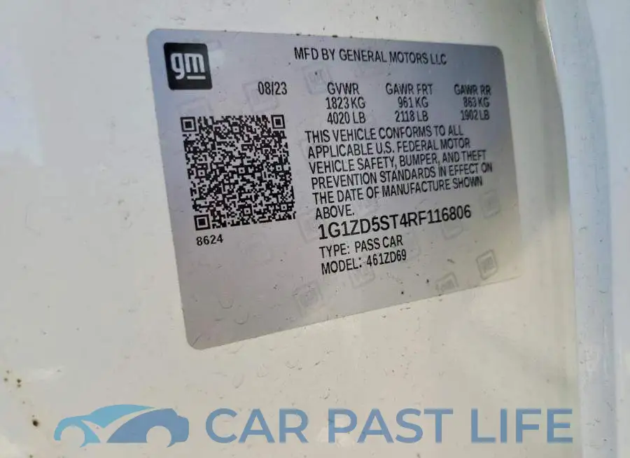 1G1ZD5ST4RF116806# 12