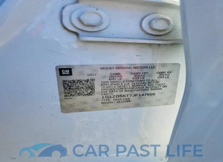 1G1ZD5ST7JF147956# 12
