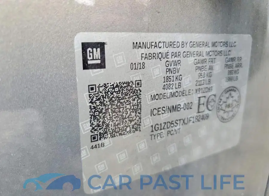 1G1ZD5STXJF182409# 13