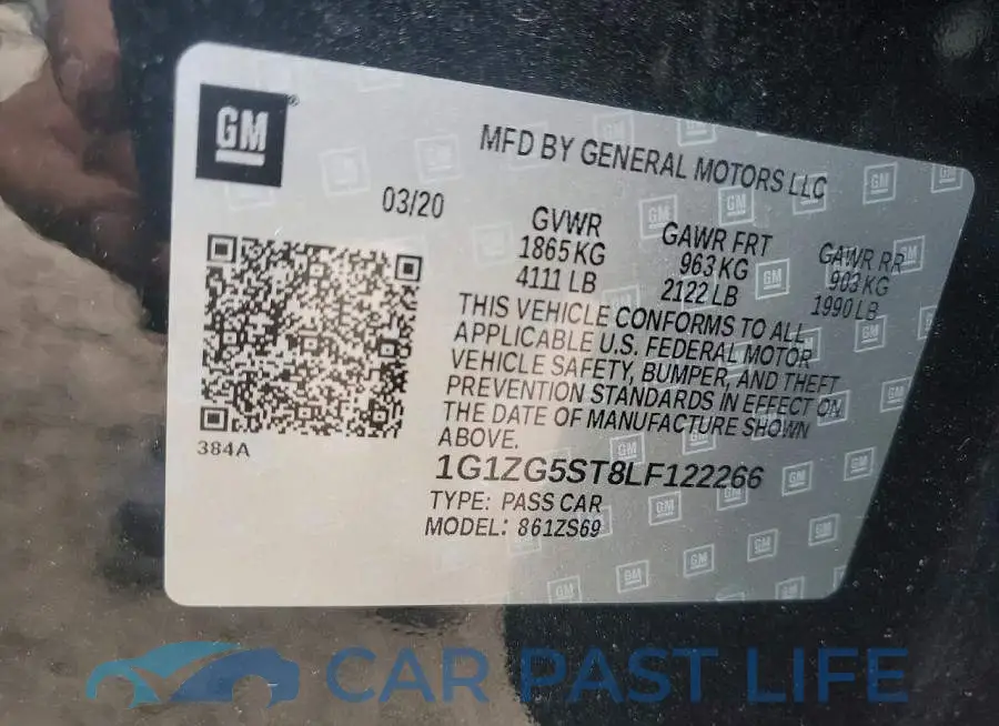 1G1ZG5ST8LF122266# 12