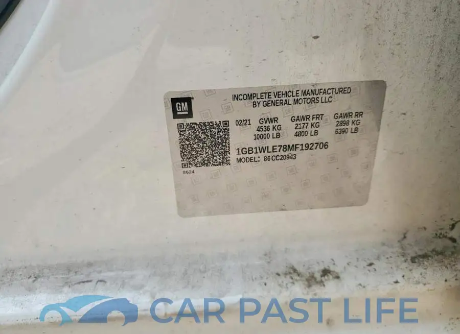 1GB1WLE78MF192706# 12
