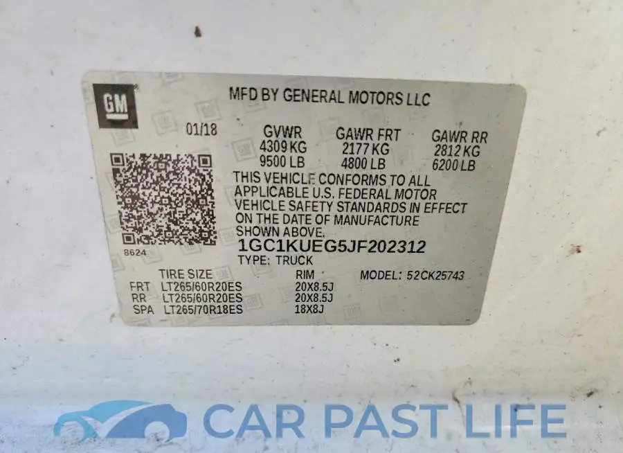 1GC1KUEG5JF202312# 12